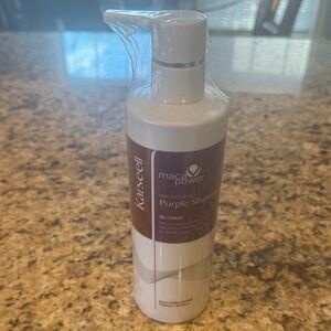 Maca Power Purple Shampoo for Blonde Hair - White & Purple